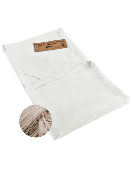 Ľanová utierka Bake biela EMI