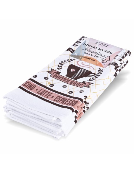 Utierky na riad Morning Káva set 3 ks EMI