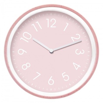 Nástenné hodiny Pink 20 cm