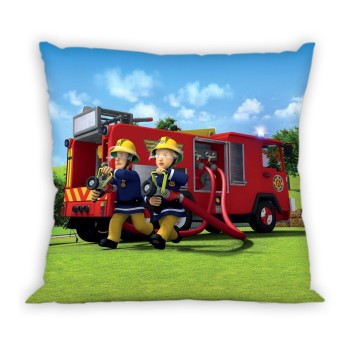 Dekorativny_vankus_Poziarnik_Sam_s_autom_40x40_cm