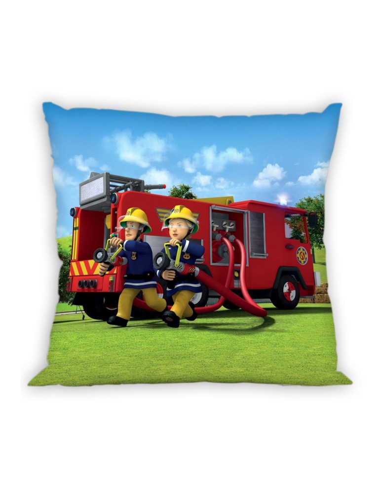 Dekorativny_vankus_Poziarnik_Sam_s_autom_40x40_cm