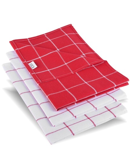 Utierky na riad Dinner červené set 3 ks EMI