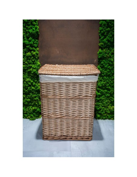 Kôš na špinavé prádlo hnedý AWD