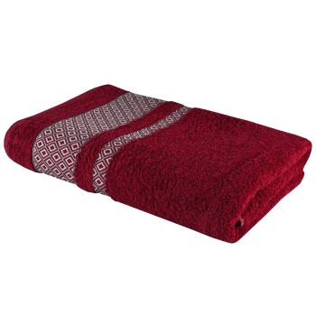 Osuška bavlnená bordová 70x140 cm Tessa EMI