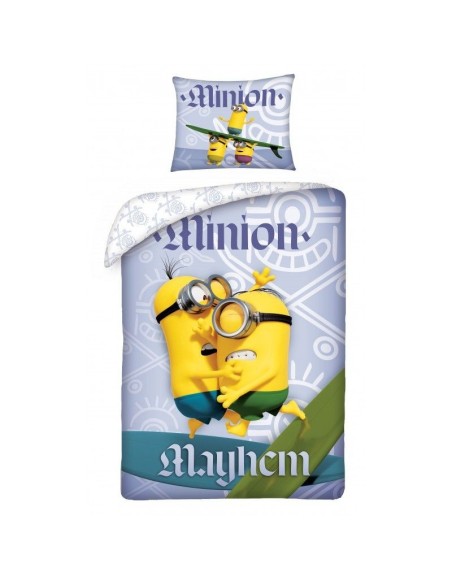 Obliecky_Mimoni_Mayhem_modra_140x200+70x90_cm