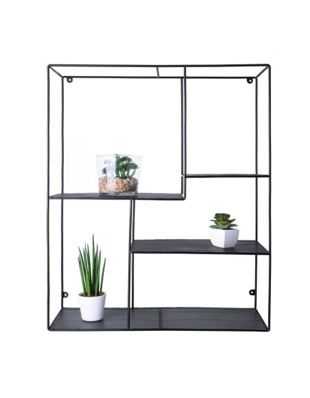 Čierna polica Art 50x60x20 cm AWD