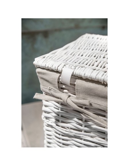 Kôš na špinavé prádlo biely AWD