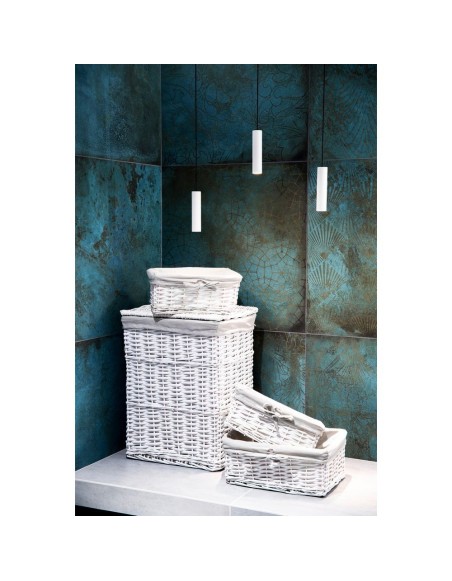 Kôš na špinavé prádlo biely AWD