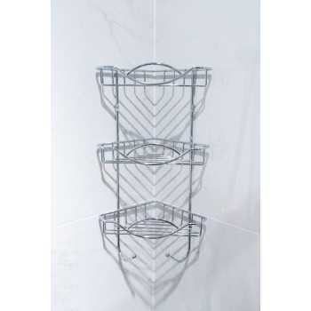 Rohová polica do kúpeľne Pek AWD