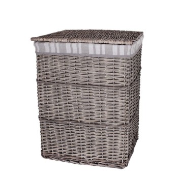 Kôš na špinavé prádlo sivý AWD