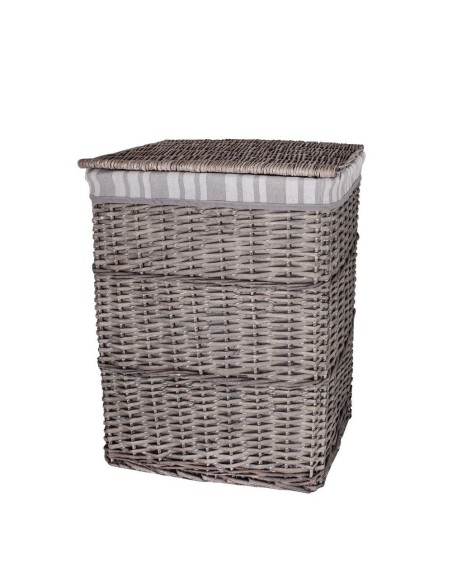 Kôš na špinavé prádlo sivý AWD
