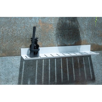 Samolepiaca polica Nez biela AWD