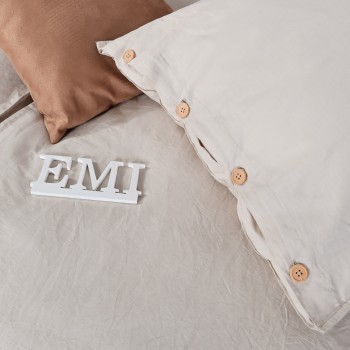 Ľanové obliečky Natur hnedé EMI