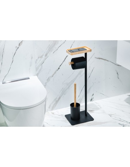 Stojan na WC kefu s poličkou AWD