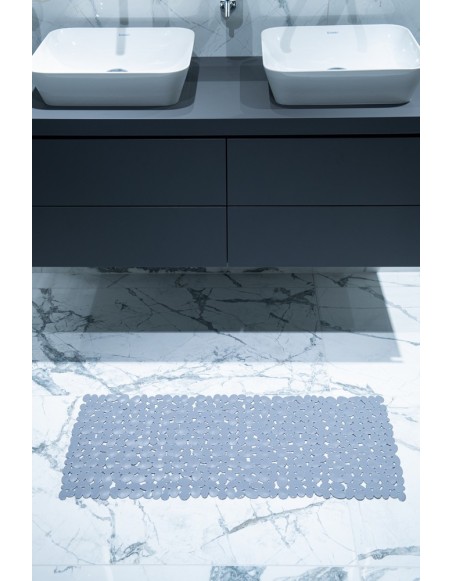 Protišmyková podložka do sprchy sivá 90x40 cm AWD