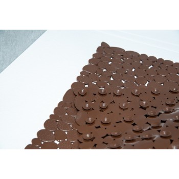 Protišmyková podložka do vane hnedá 40x90 cm AWD