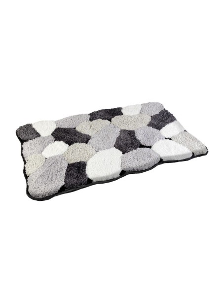 Kupelnovy koberec sivo-cierny 80x50 cm AWD