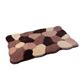 Kupelnovy koberec hnedy 80x50 cm AWD