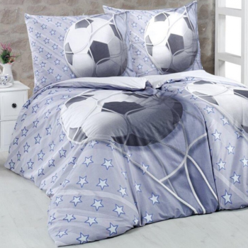 Obliečky bavlnené 3D Futbal