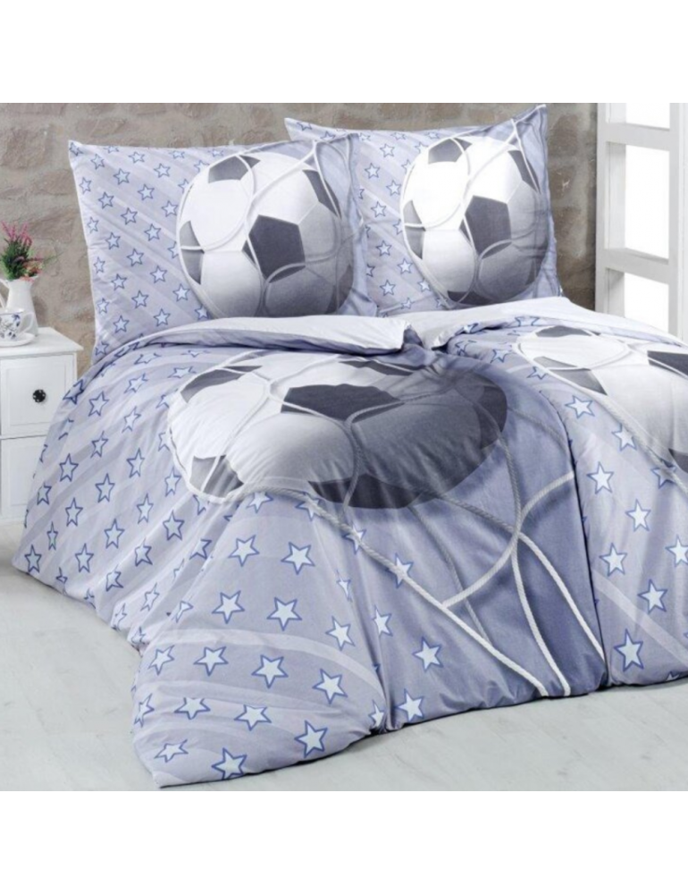 Obliečky bavlnené 3D Futbal