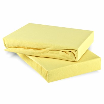 Plachta posteľná svetložltá...