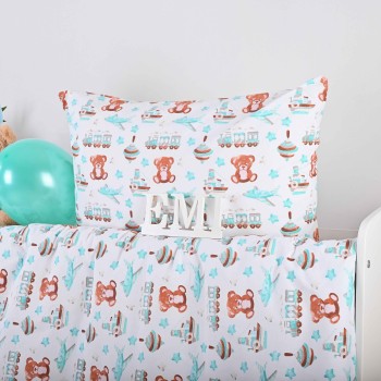 Obliečky detské Macko a lietadlo EMI