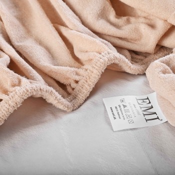 Nepremokavá plachta s gumičkou po obvode krémová EMI