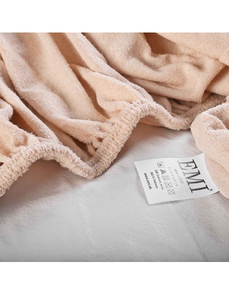 Nepremokavá plachta s gumičkou po obvode krémová EMI