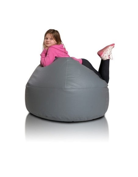 Sedací vak malá guľa sivá EMI