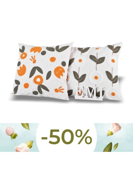 Obliečky na vankúše 40x40 cm Cinzia set 2 ks EMI