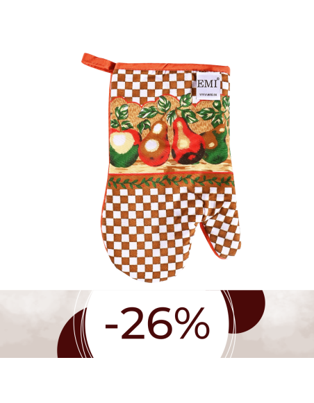 Chňapka standard hnedá hruška