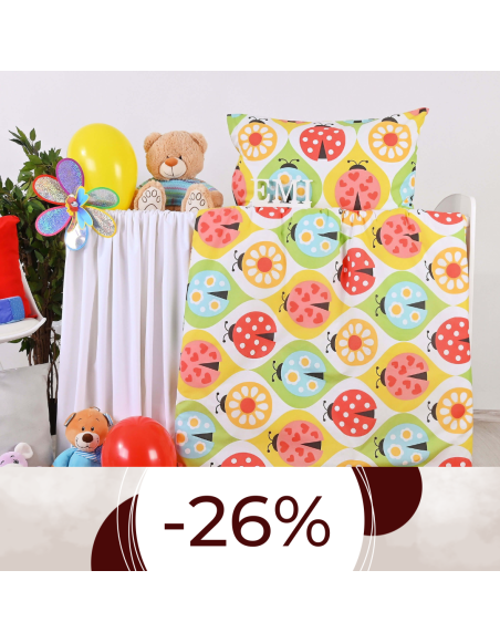 Obliečky detské bavlnené Lienky EMI