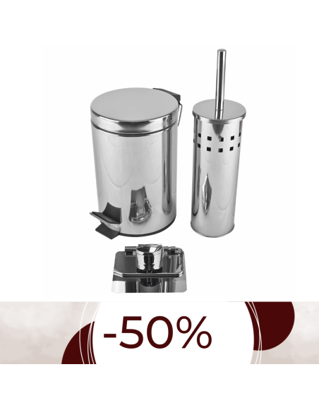 Set WC doplnkov do kúpeľne Nero EMI