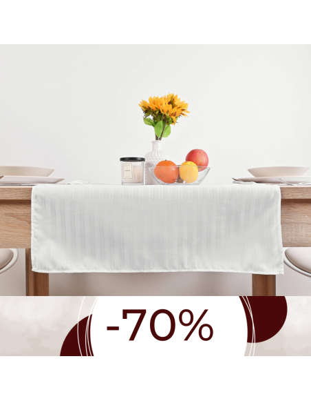 Obrus na stôl 50x100 biely Eden EMI