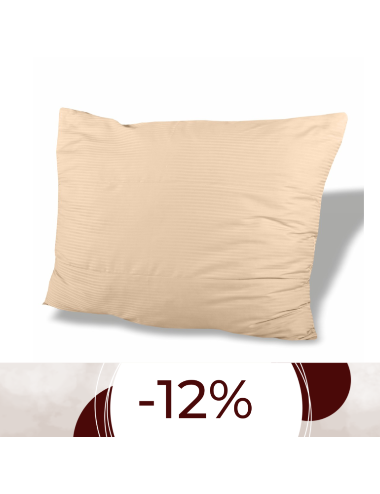 Vankúš damaškový prešitý marhuľový 70 x 90 EMI