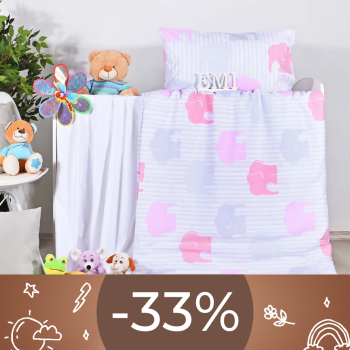 Obliečky detské sloníky...