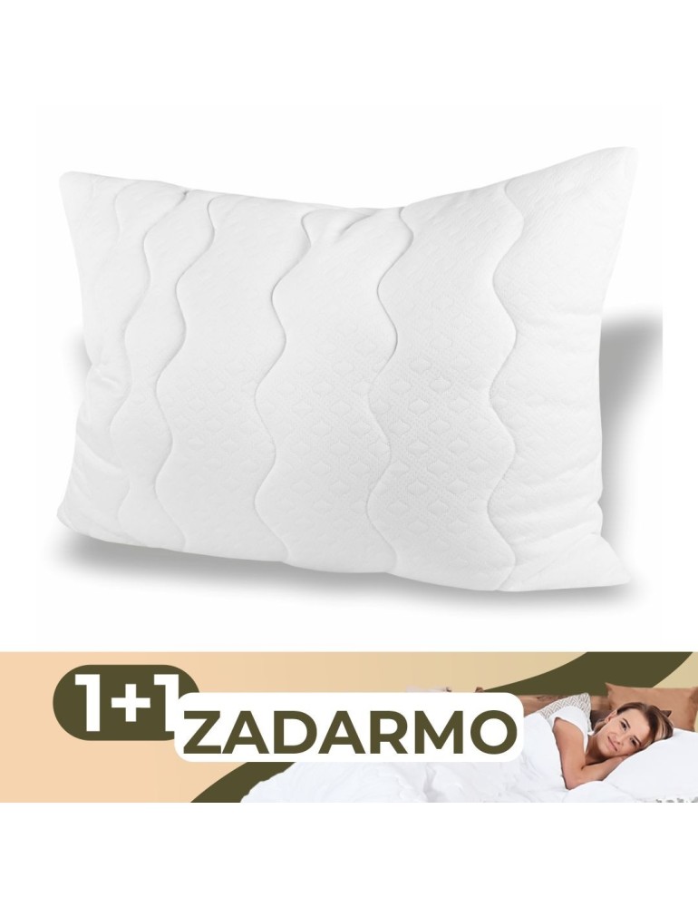 Vankúš prešívaný antialergický Ekonomik EMI 1+1 ZADARMO