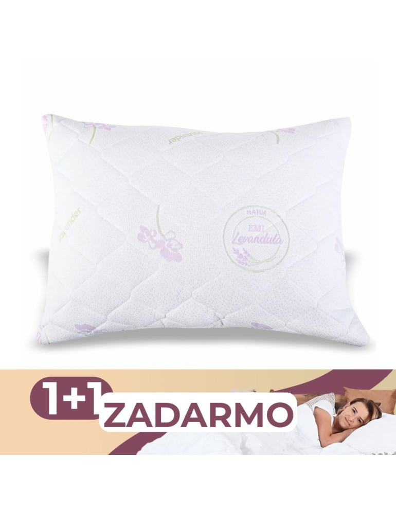 Vankúš prešívaný antialergický Lavender EMI 1+1 ZADARMO