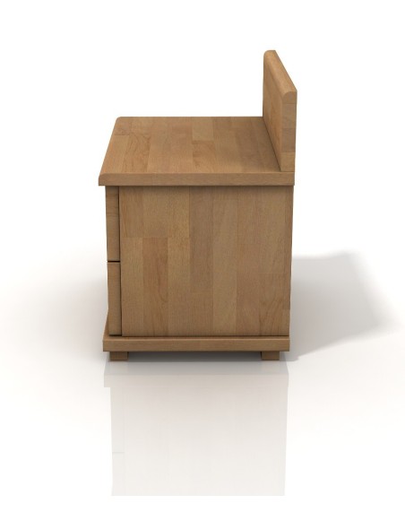 Nočný stolík borovicový Arhus sdvomi zásuvkami - Visby