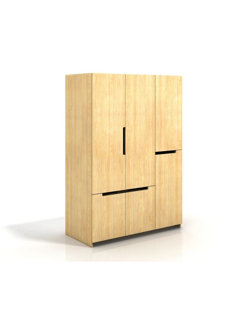 Šatníkova skriňa borovicová 3D5S Bergman - Visby