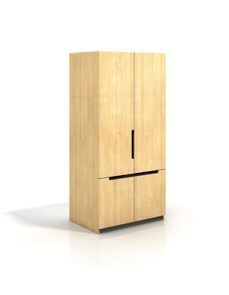 Šatníkova skriňa borovicová 2D4S Bergman - Visby