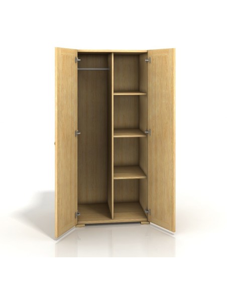 Šatníkova skriňa borovicová 2D Salerno - Visby