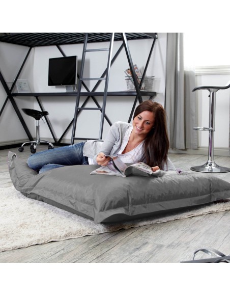 Sedací vak vankúš sivý EMI