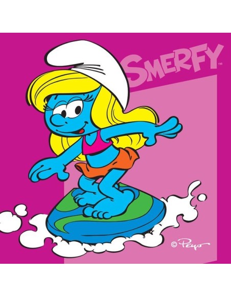 Uterák detský Šmoulinka ružový 30x30 cm