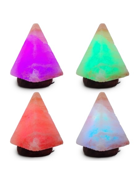 Soľná lampa USB pyramída