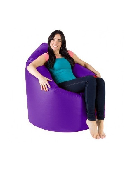 Sedací vak hruška fialová EMI