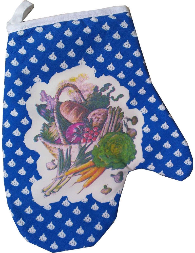 Chňapka standard modrá košík