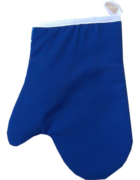 Chňapka standard modrá košík