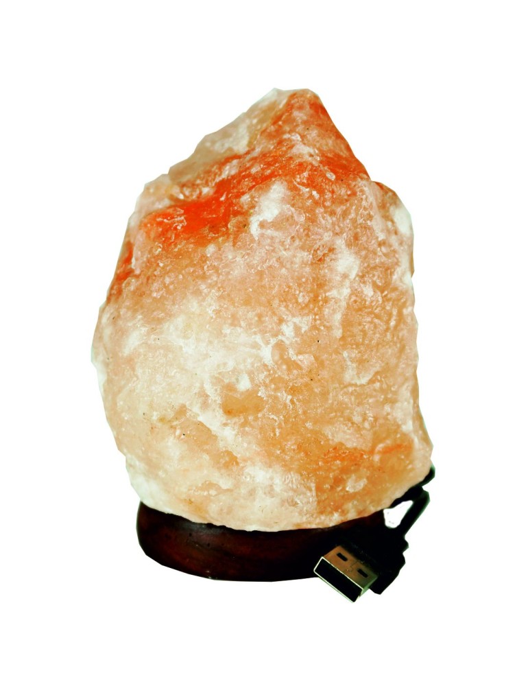 Soľná lampa USB plameň