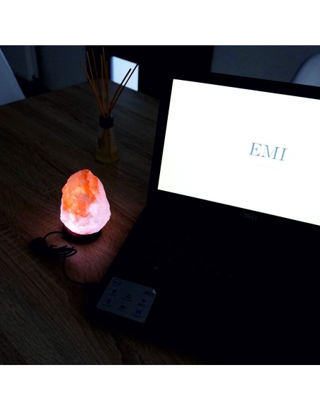 Soľná lampa USB plameň